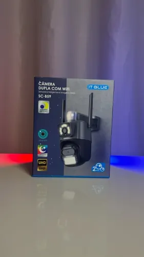 Camera de seguraça, 2 lentes