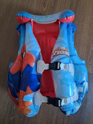Colete Inflável Piscina Azul
