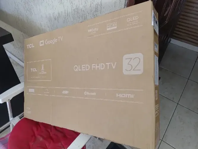 Smart TV Televisão TCL 32 Polegadas QLED Full HD Google TV Lacrada