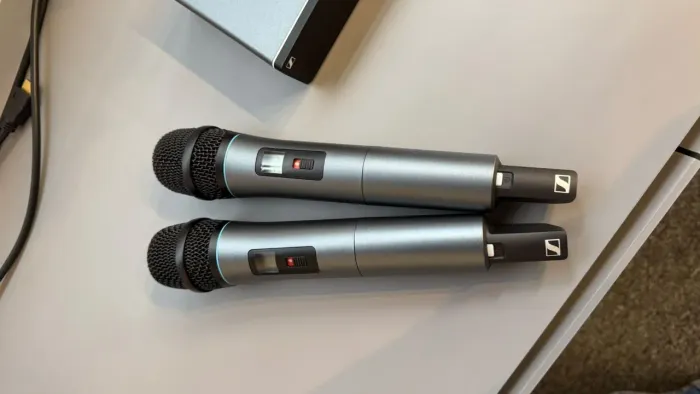 Microfone Duplo Sennheiser
