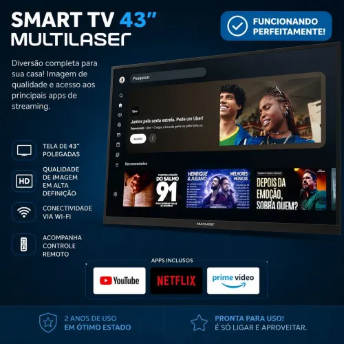 Televisão 43 polegadas 