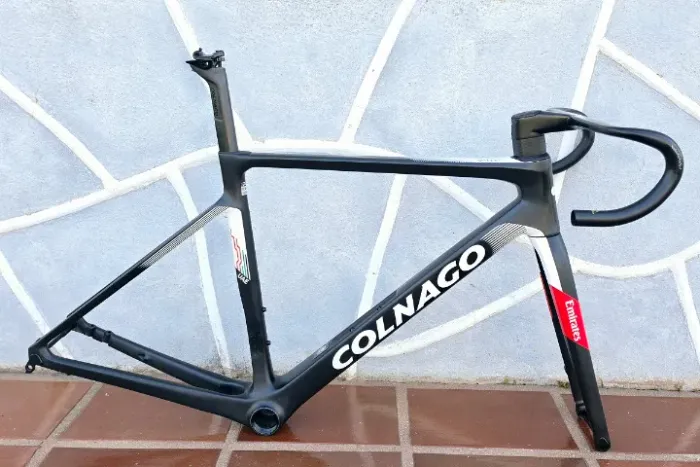 Frameset Quadro Colnago V4Rs 2022 Tam 48.5 (535mm) Uae Team Emirates - Guidão Integrado