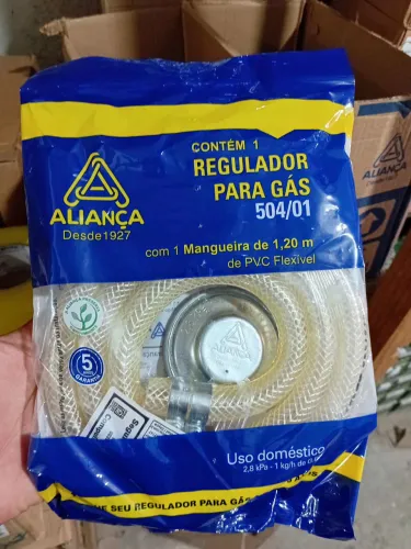 Regulador completo com mangueira faco entrega