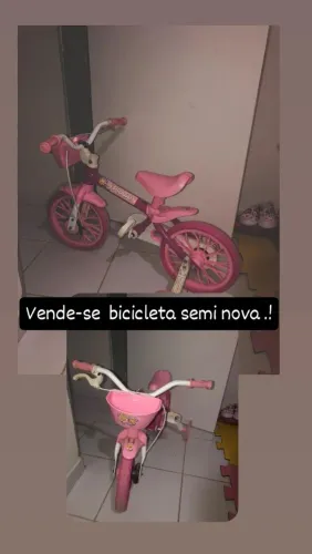 Vende-se bicicleta semi nova