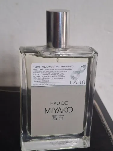 Perfume Eau de MIYAKO 100ml cheio validade 2029