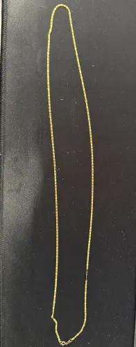 Corrente de ouro Piastrine 70cm