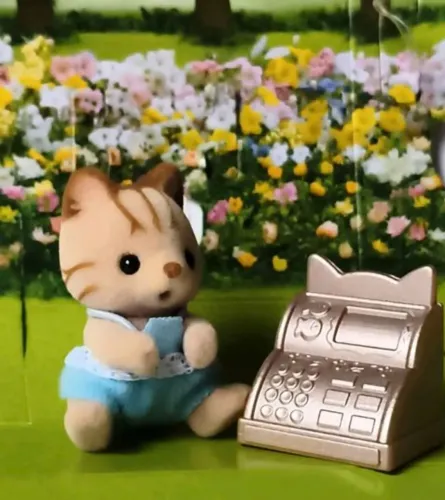 Sylvanian families gatinho com maquininha