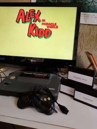 Master System III Compact com Jogos e Controle (Paralelo)