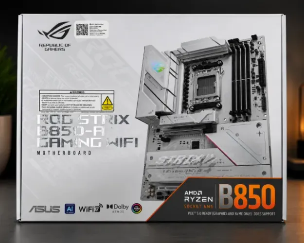 Placa Mãe ASUS ROG Strix B850-A Gaming Wi-Fi Socket AM5 / DDR5