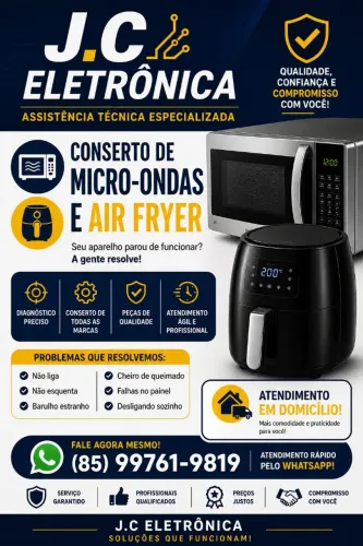 Manutenção e conserto de Microondas e airflyer 