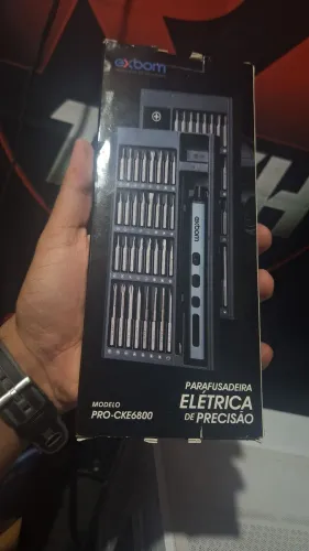 Parafusadeira Elétrica Exbom - 68 em 1