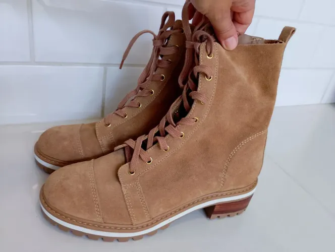 Bota Tratorada Nobuck Caramelo 37