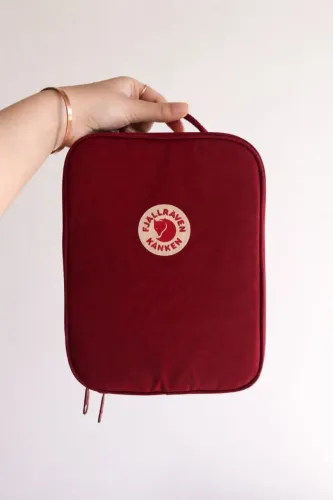 mini cooler fjallraven kanken vermelho