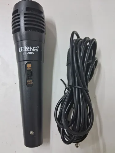 Microfone  com Fio Lelong LE-905