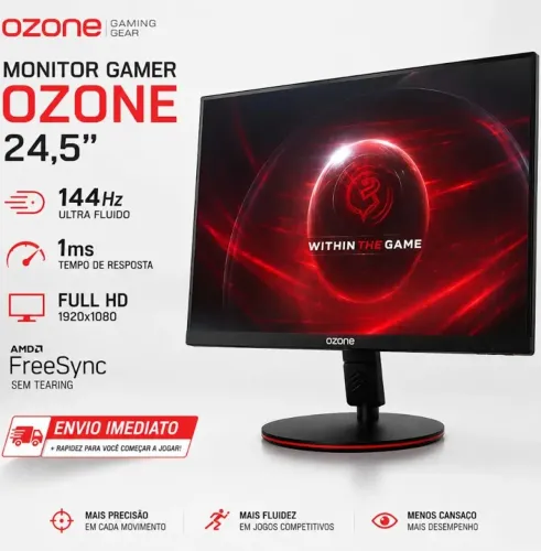 Monitor gamer ozone 144 Hz