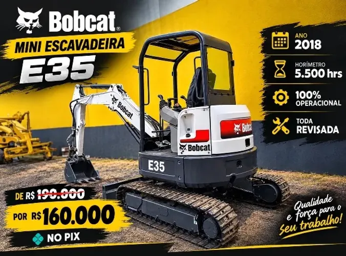 Mini escavadeira