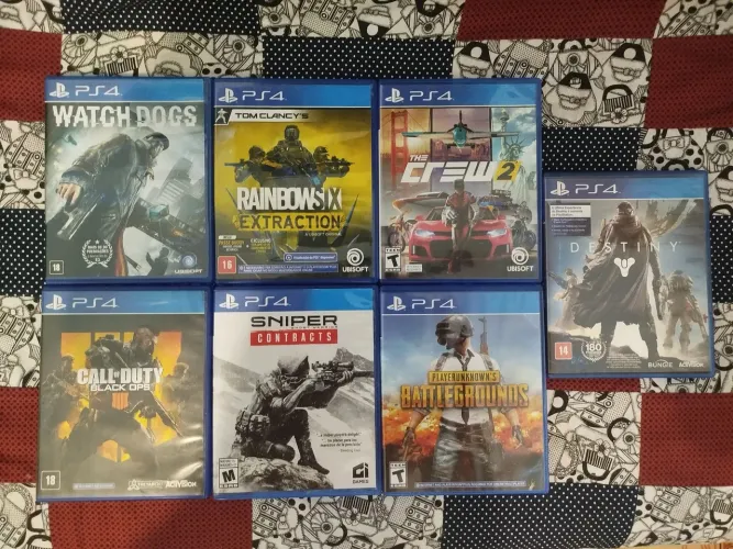 Jogos de PS4 (Mídia Física)