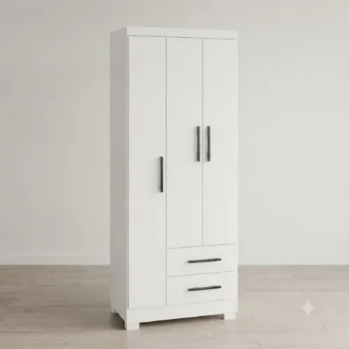 Guarda Roupa Isis Branco - Produto Novo