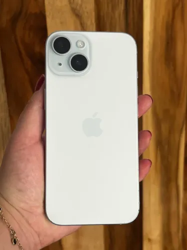 iPhone 15 128gb azul impecável
