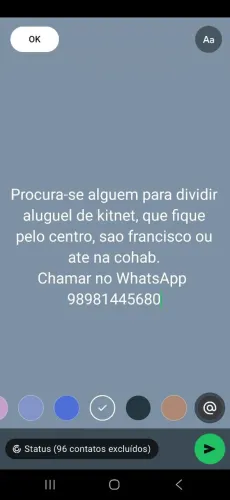 Procura-se alguem para dividir aluguel
