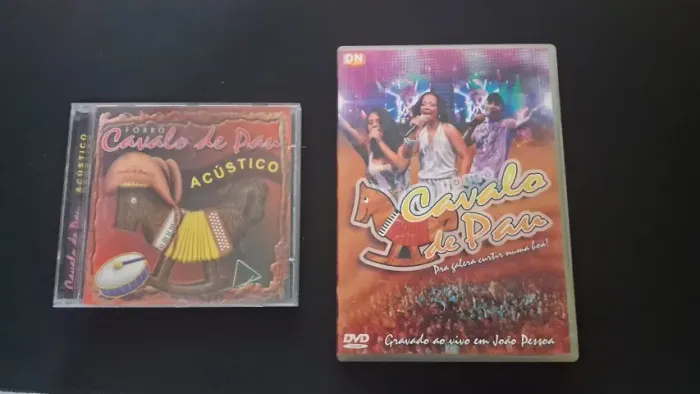 Conjunto CDs antigos Cavalo de Pau