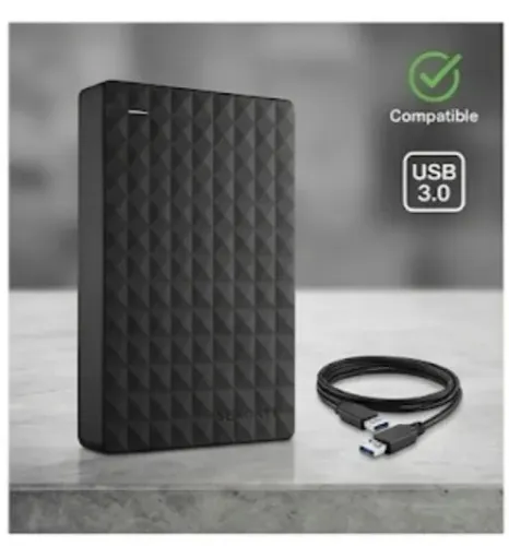 HD Externo Seagate Expansion 4TB - Alta Capacidade | USB 3.0 | Excelente Estado