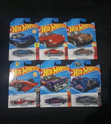Hot wheels 6 unidades