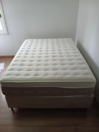 Cama Box Casal NOVA Castor + Colchão NOVO 