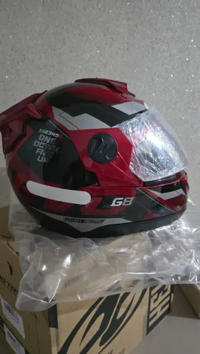 Capacete Pro Tork Evolution G8 EVO Vermelho número 58 novo e com nota fiscal