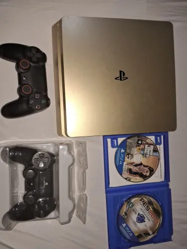 Ps4 1 tb 2 controles e jogos