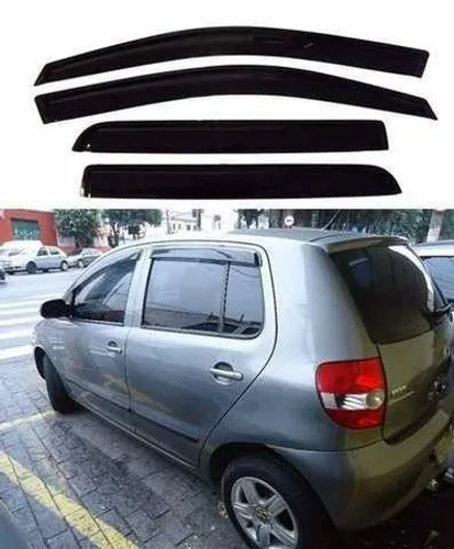 Calha De Chuva Defletor vw Fox 4p todos socqd qvlcn