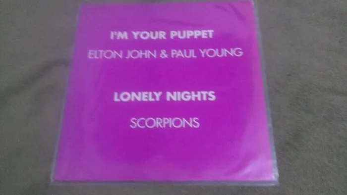 LP vinil Singles (Scorpions,Elton John,Paul Young ) PROMOCIONAL 1993 