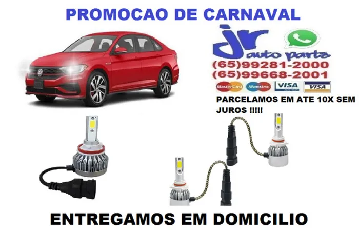 LED Milha Wolkswagem Jetta 6000K 12V 24V