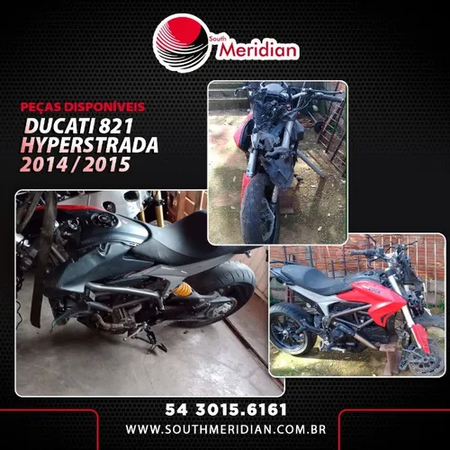 Sucata de moto para retirada de peças Ducati 821 Hyperstrada