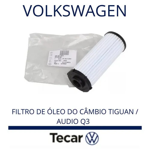 Filtro de Câmbio Dsg 7 Dq500 Volkswagen Tiguan Allspace Original Vw - 0BH325183B.