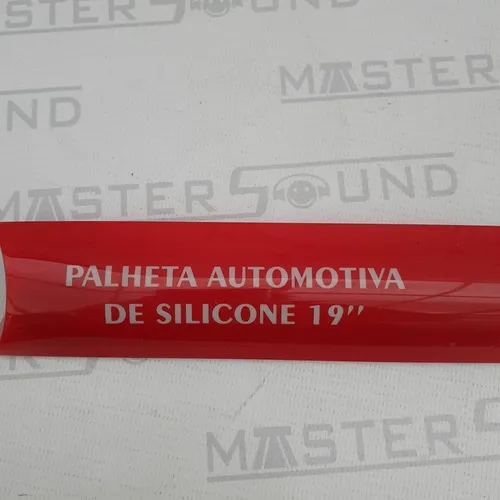 Palheta silicone universal. 19". Nova. Colocada. 