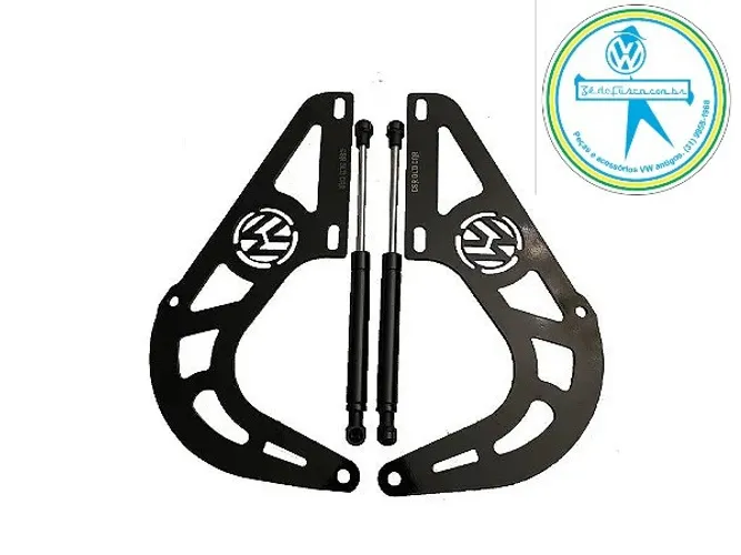 Braço Capô Fusca VW Antigo Com Amortecedor