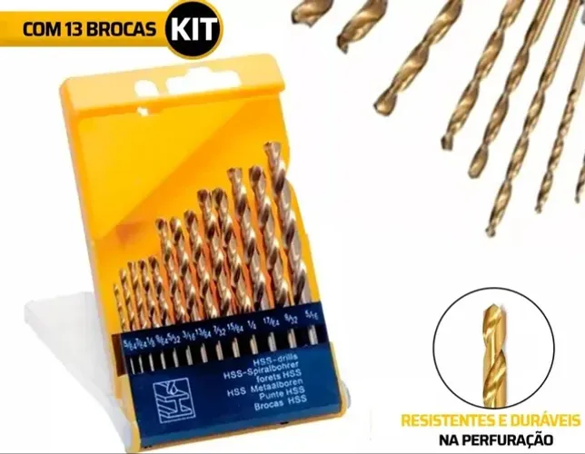 Kit Brocas 13 Unidades Super Resistentes