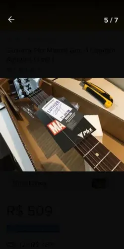Guitarra PHX<br><br>Marca<br><br>Modelo<br><br>GMC-1<br><br>Linha<br><br>Marvel<br><br>