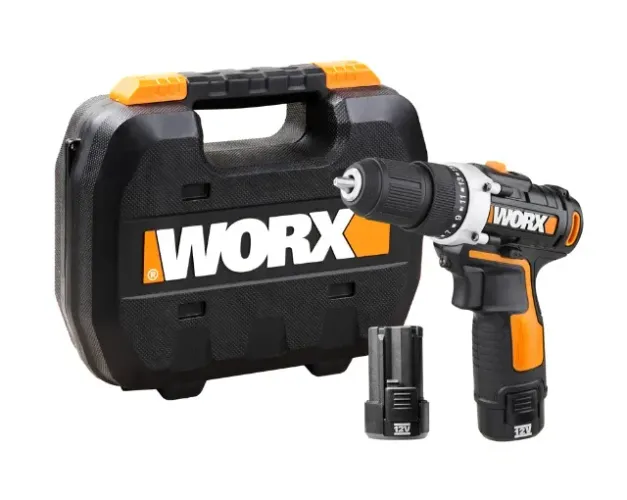 Furadeira/parafusadeira 12v Li-on C/ 2 Baterias Wx128 Worx