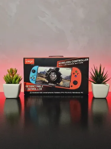 Gamepad Ipega PG 9217 Bluetooth para Celular Compatível com Android e iOS 