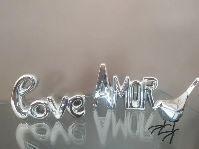 Kit Decorativo Love / Amor/ Pássaro