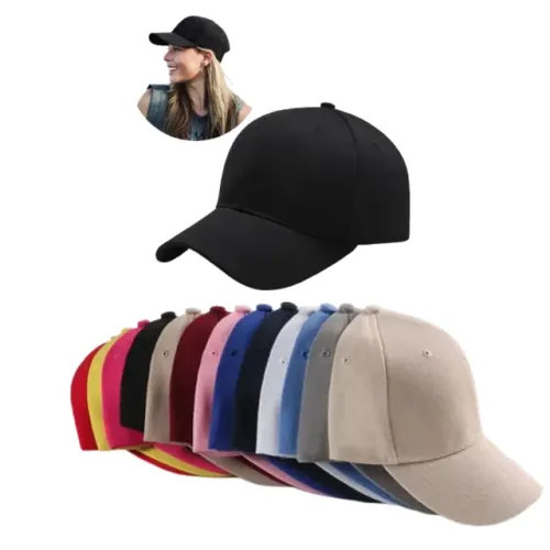 Boné Liso Esportivo Aba Curva Ajuste metal Unissex