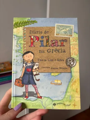 Livro Diário de Pilar na Grécia