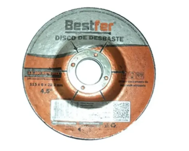 Disco P/ Desbaste De Inox E Ferro 4,5polx6mm - 115mm Bfh1732