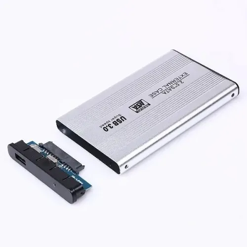 Case HD 2.5 Notebook USB 2.0 Prata 81606 - WZetta