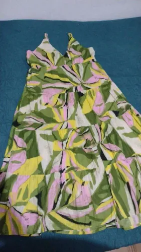 Vestido longo estampado floral (valor a negociar)