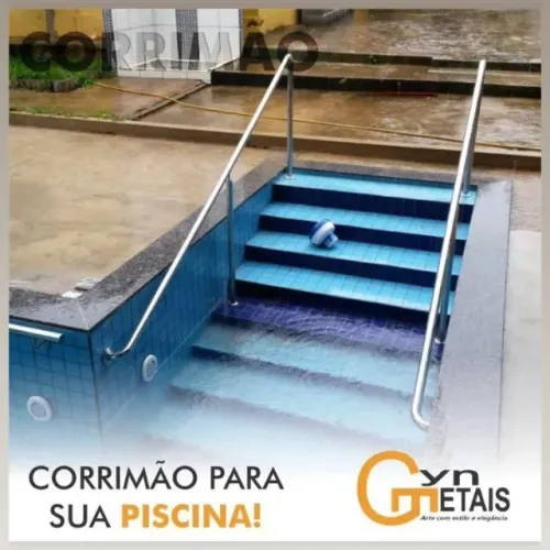 Guarda corpo em aço inox 