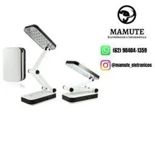 Luminária Portátil Recarregável 24 Leds