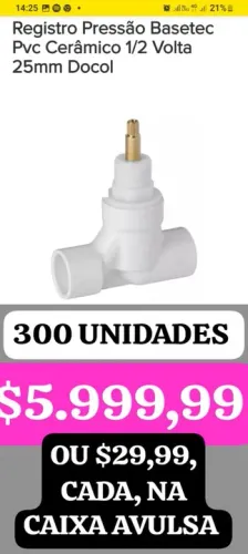 300 REGISTRO DE PRESSÃO, P/ REVENDA, C/ LUCRO CERTO! LEIAM: